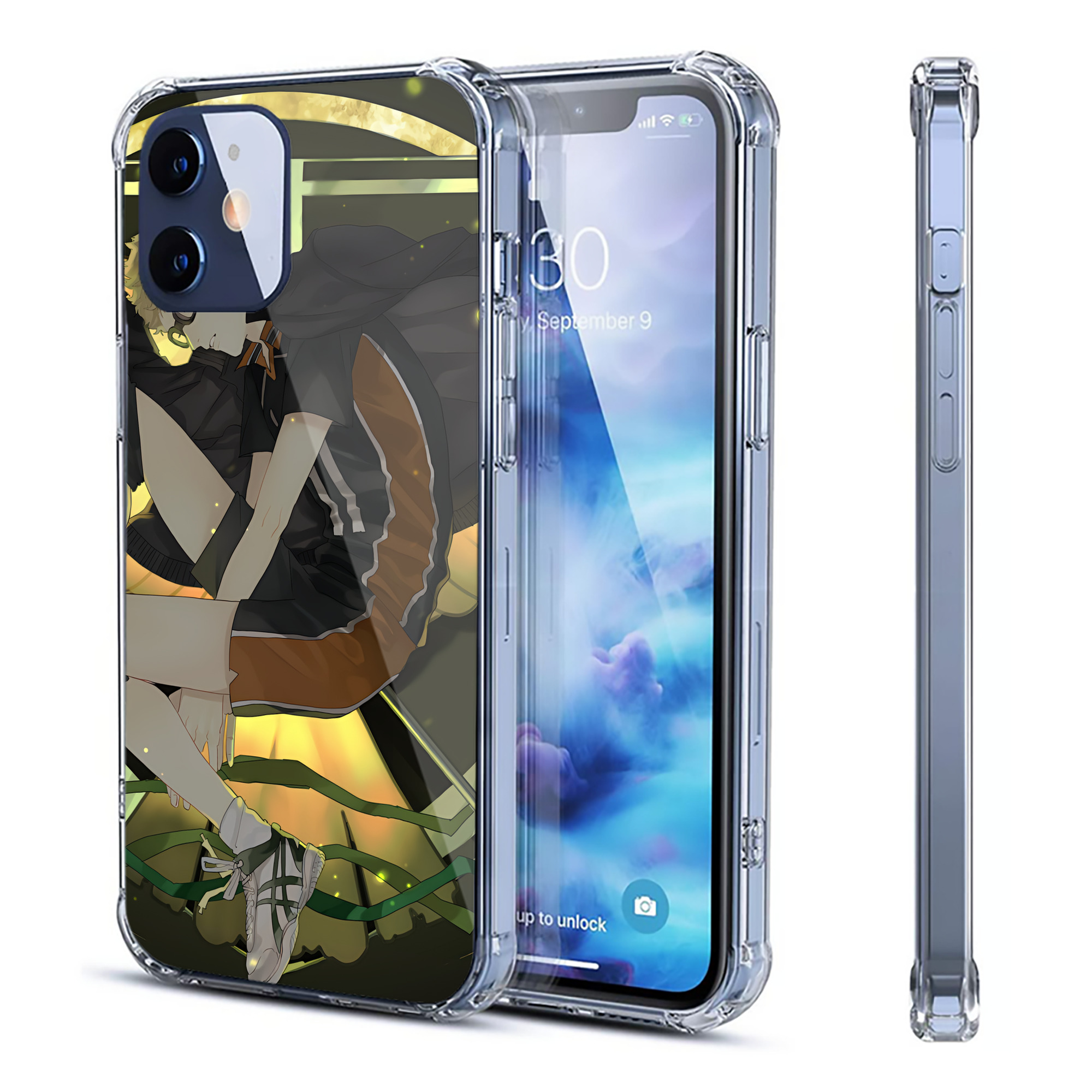 （画像用） ハイキュー!! Haikyu!! 【iPhone 12シリーズ対応】透明スマホケース（クリアソフトケース）